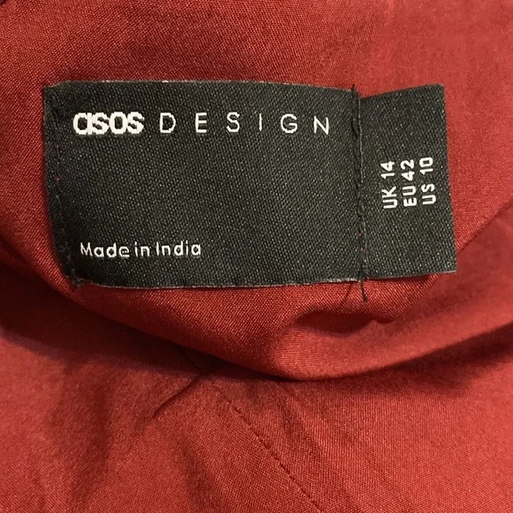 ASOS DESIGN 10 fallen shoulder draped bias maxi dress - Picture 8 of 9